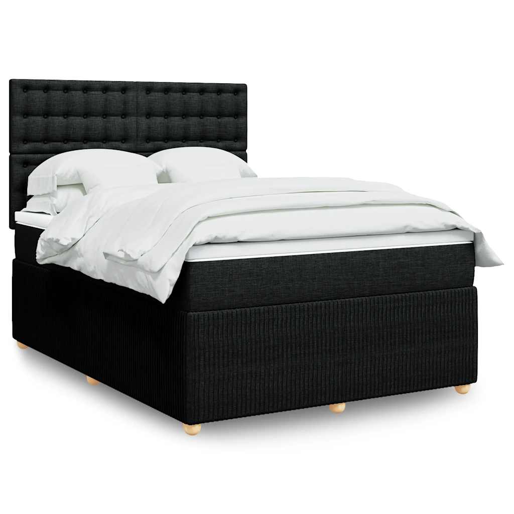 Lit Boxspring Avec Matelas Tissu