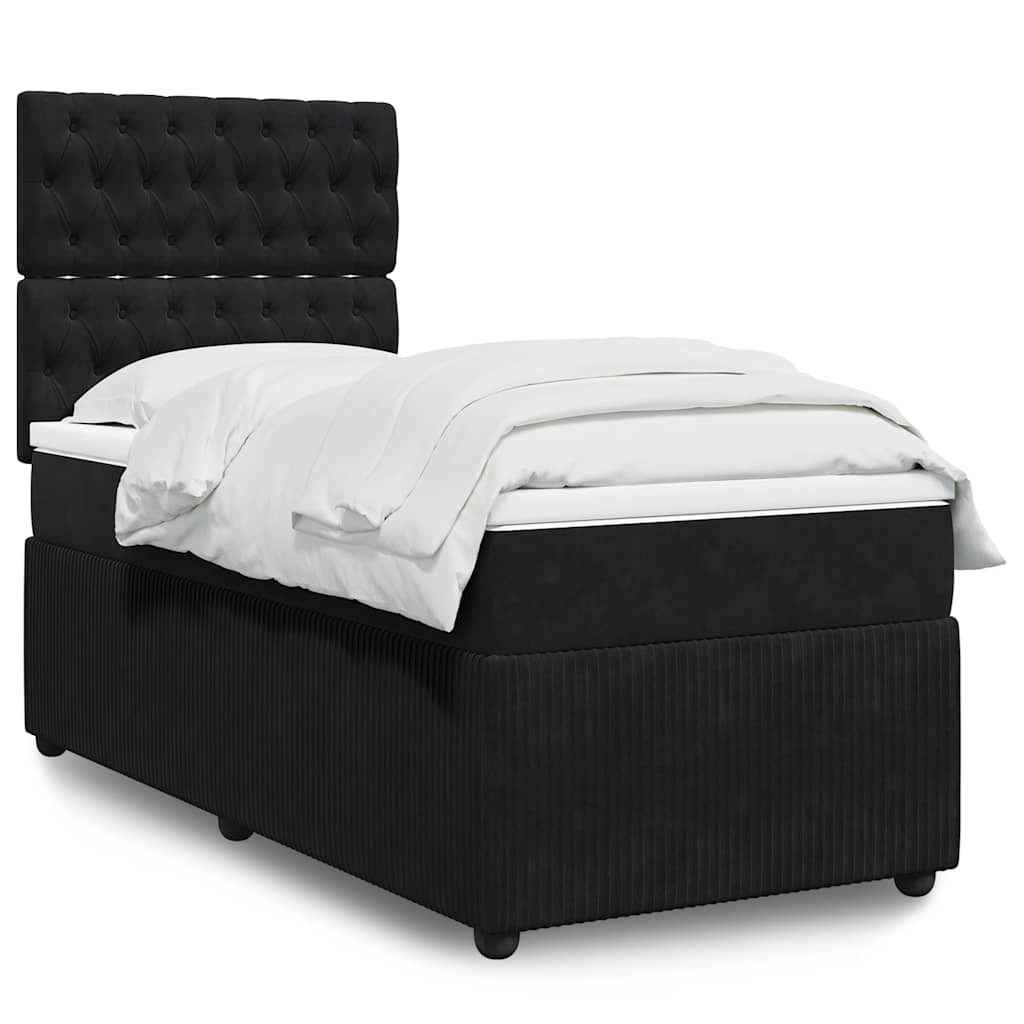 Lit Boxspring Avec Matelas Velours