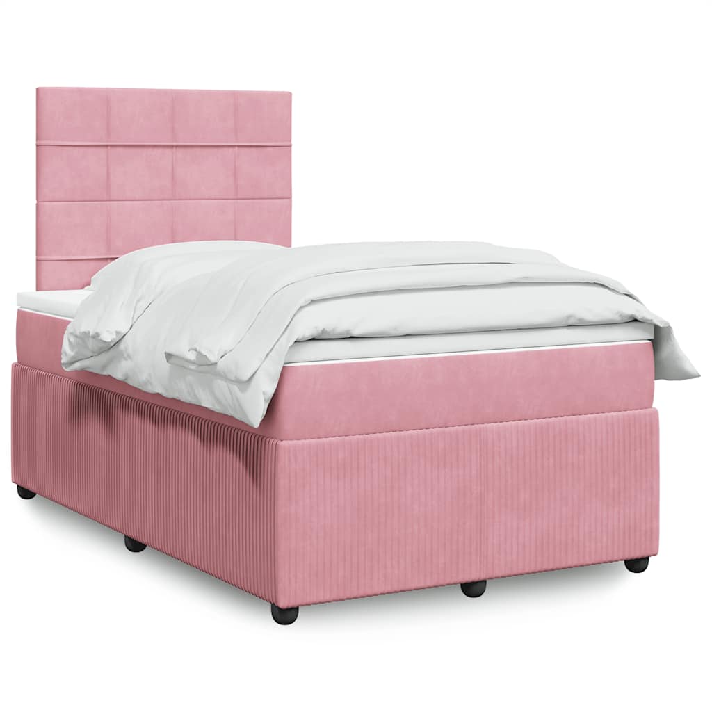 Lit Boxspring Avec Matelas Velours
