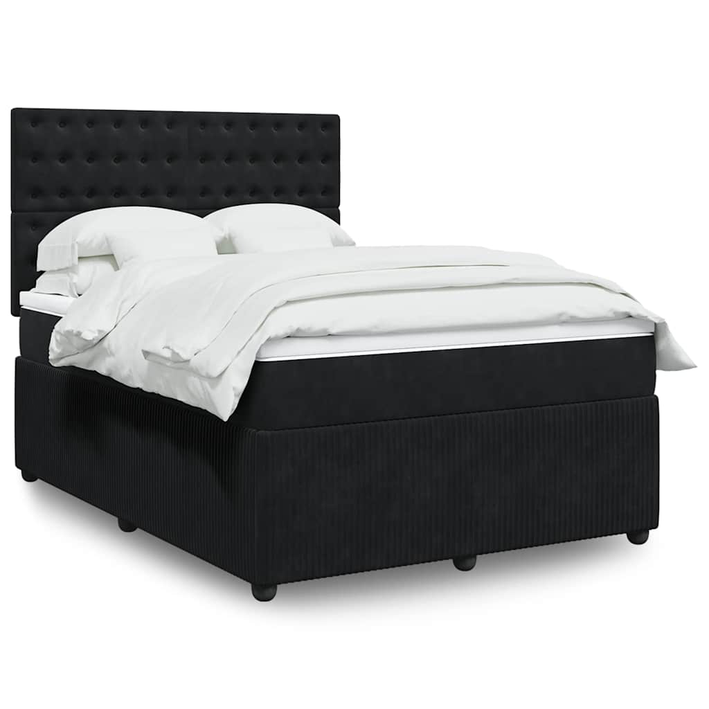 Lit Boxspring Avec Matelas Velours