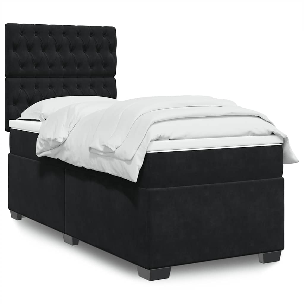 Lit Boxspring Avec Matelas Velours