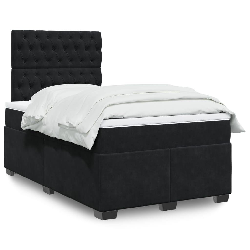 Lit Boxspring Avec Matelas Velours