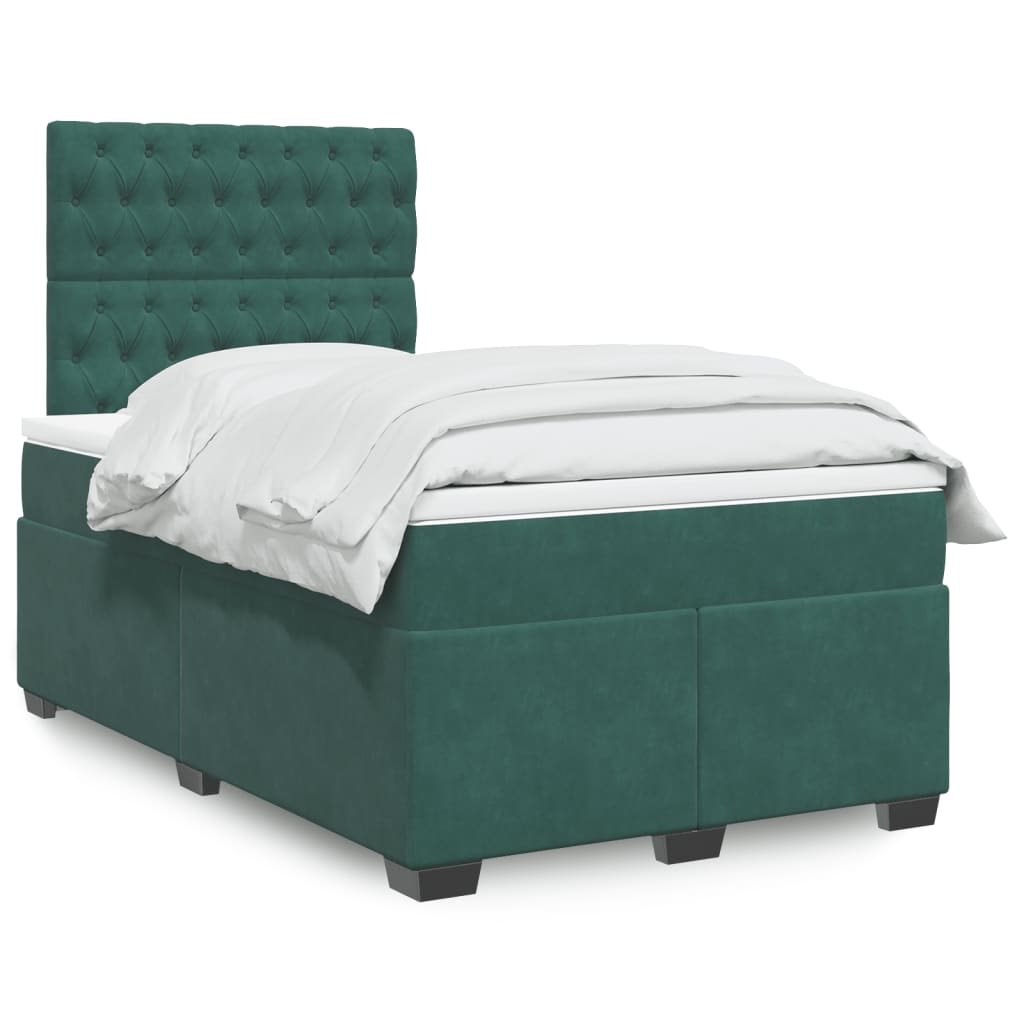 Lit Boxspring Avec Matelas Velours