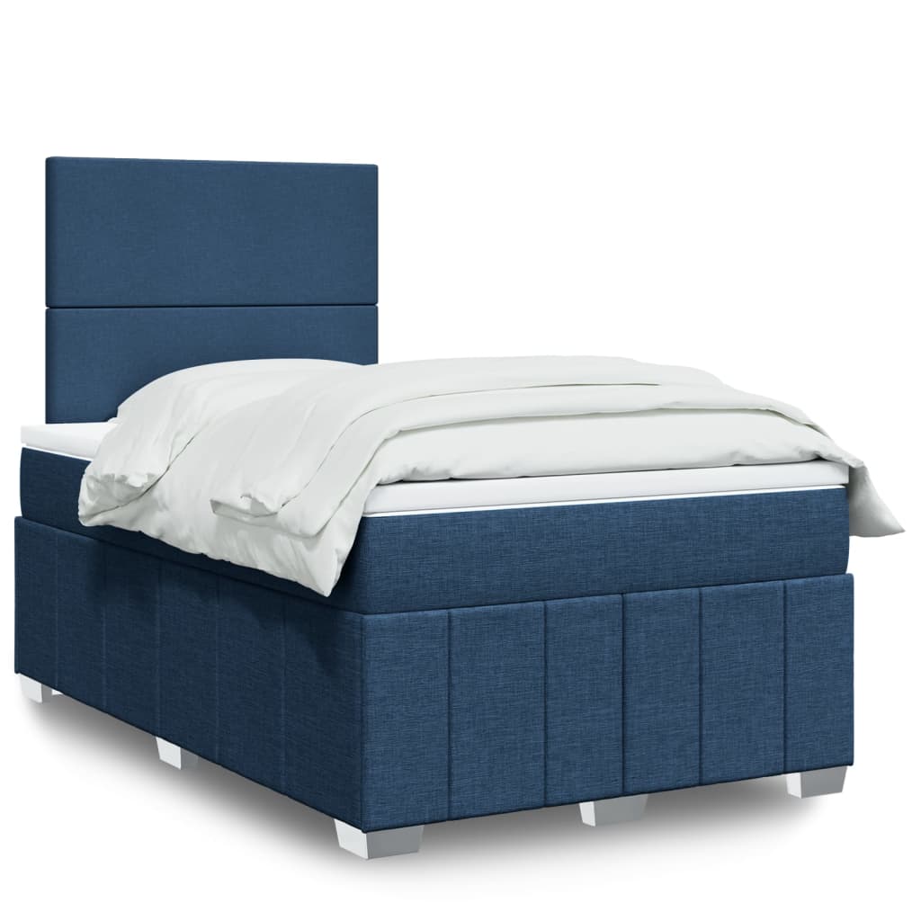 Lit Boxspring Led Avec Matelas Tissu