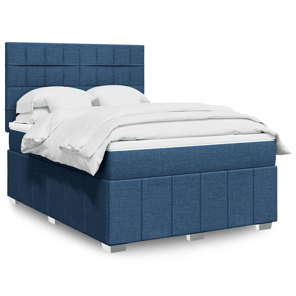Lit Boxspring Led Avec Matelas Tissu