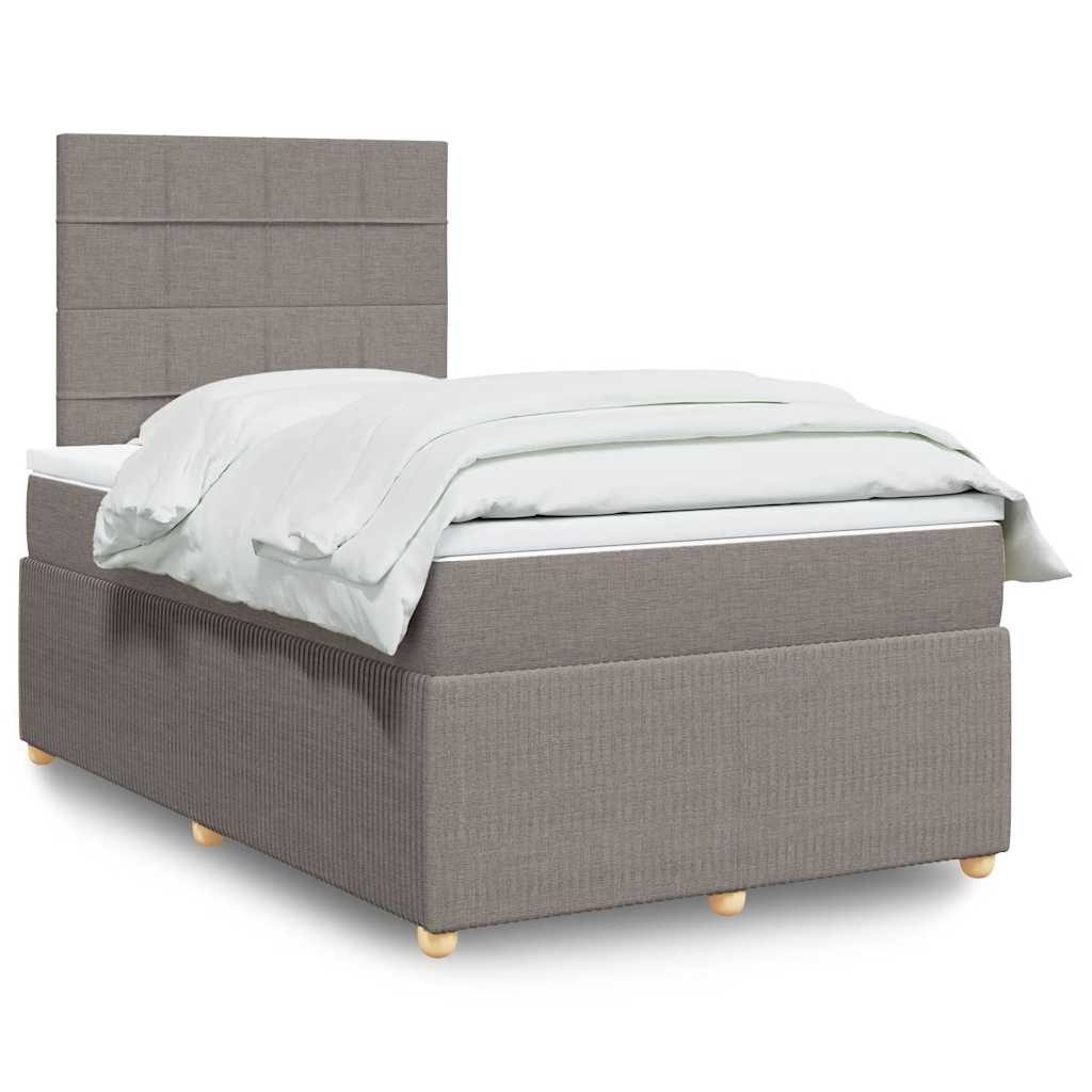 Lit Boxspring Led Avec Matelas Tissu