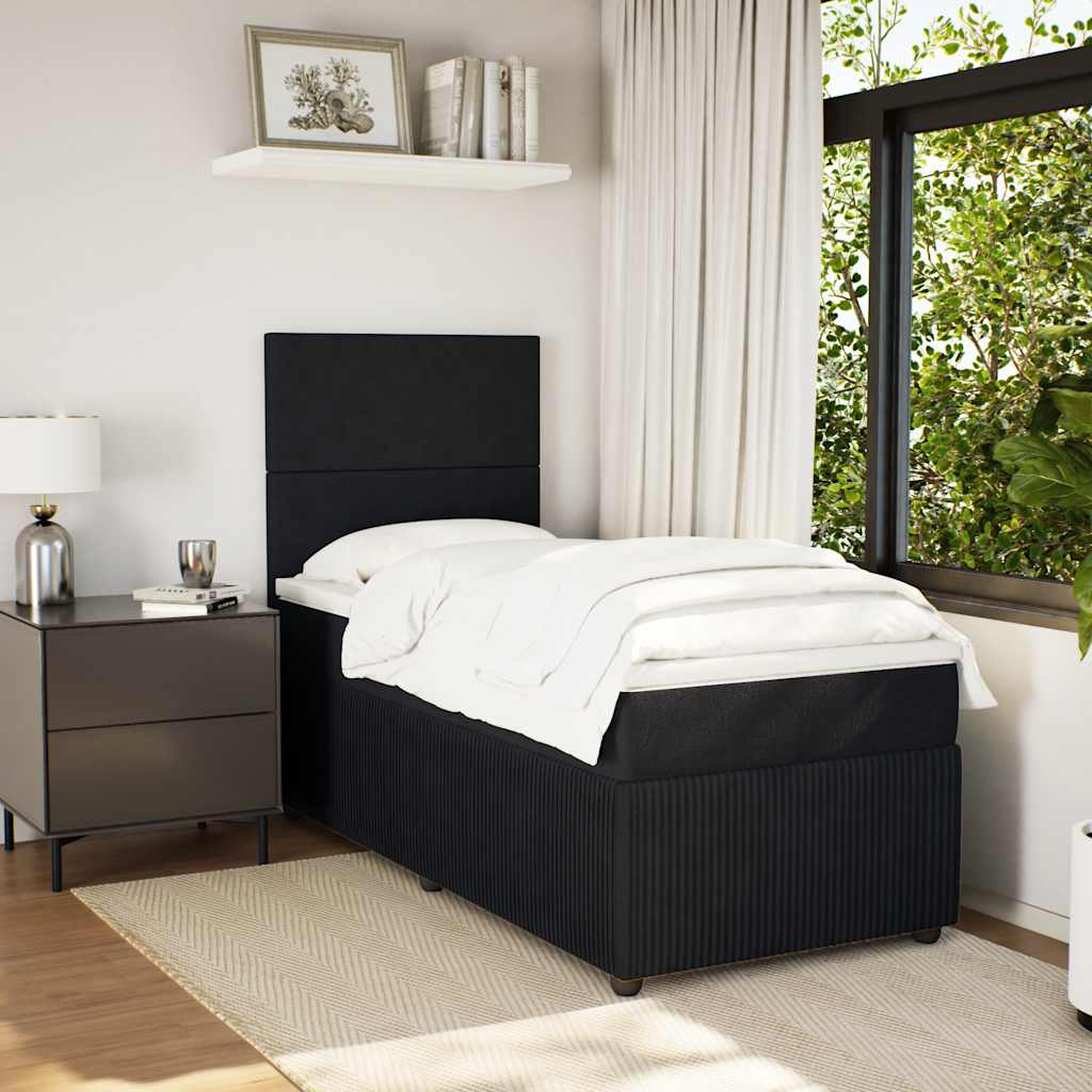 Lit Boxspring Led Avec Matelas Velours