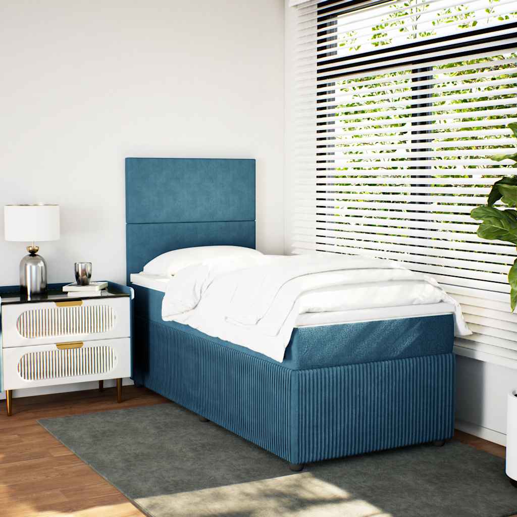 Lit Boxspring Led Avec Matelas Velours