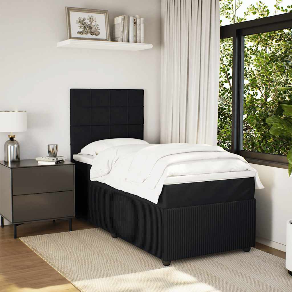 Lit Boxspring Led Avec Matelas Velours