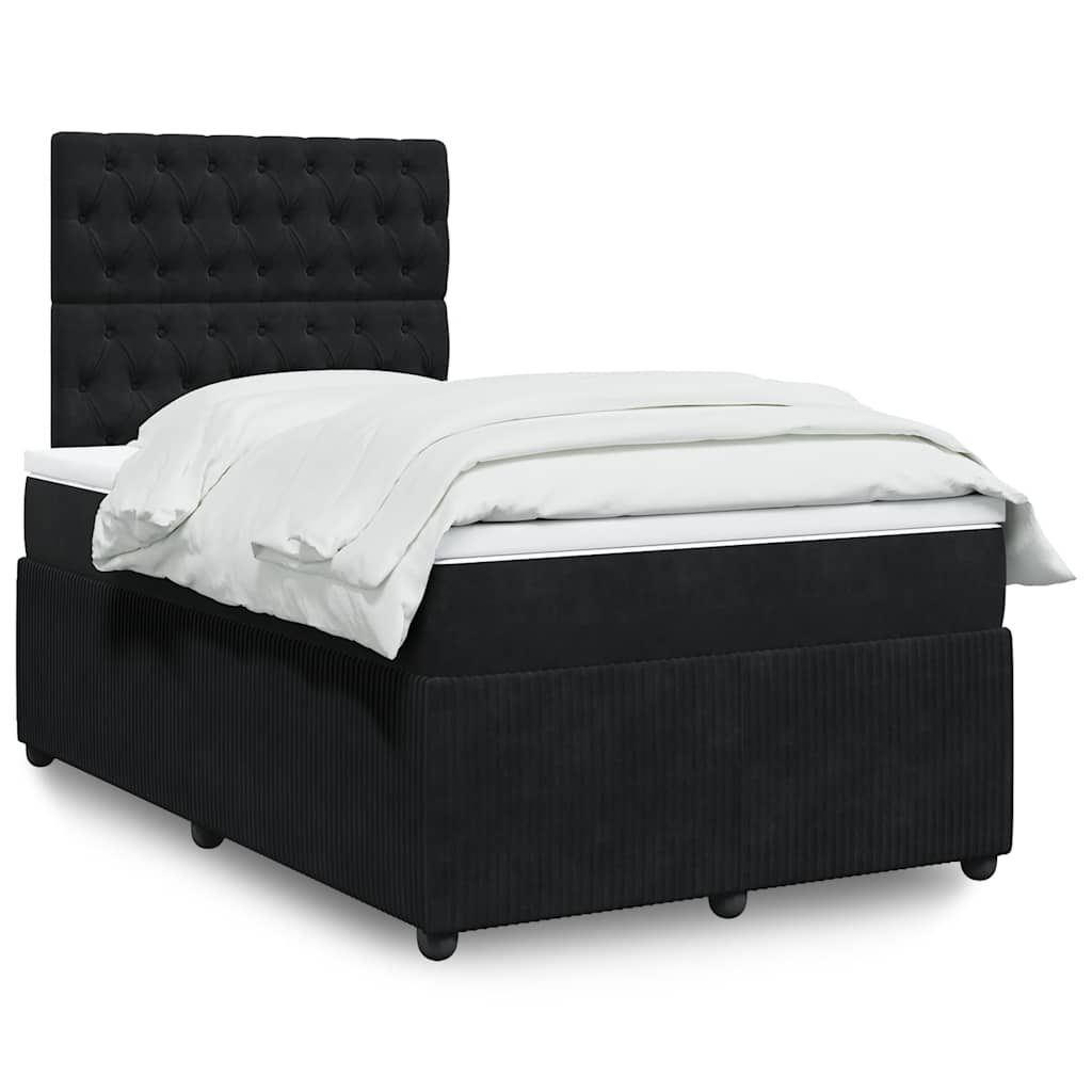Lit Boxspring Led Avec Matelas Velours