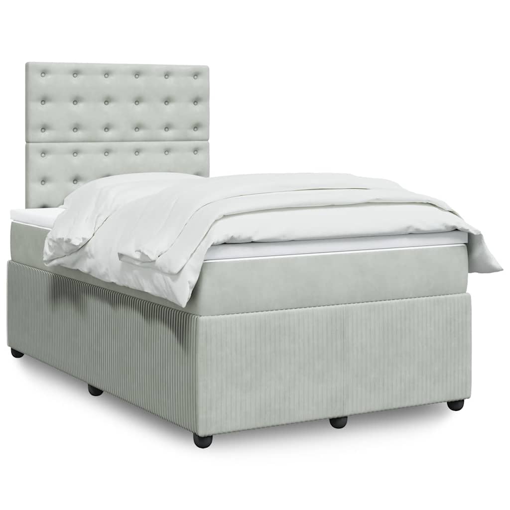 Lit Boxspring Led Avec Matelas Velours