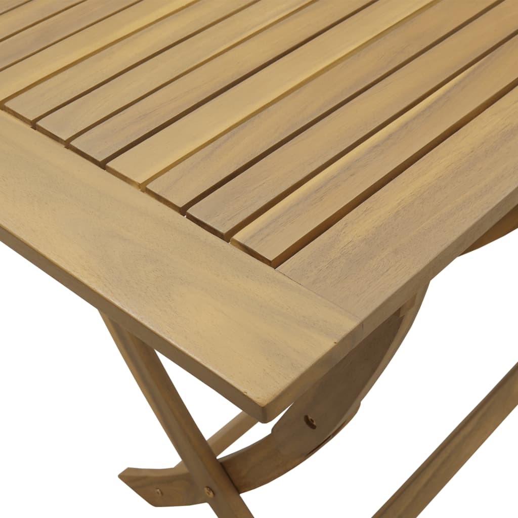 Ensemble À Manger De Jardin 5 Pcs Bois D'acacia Solide