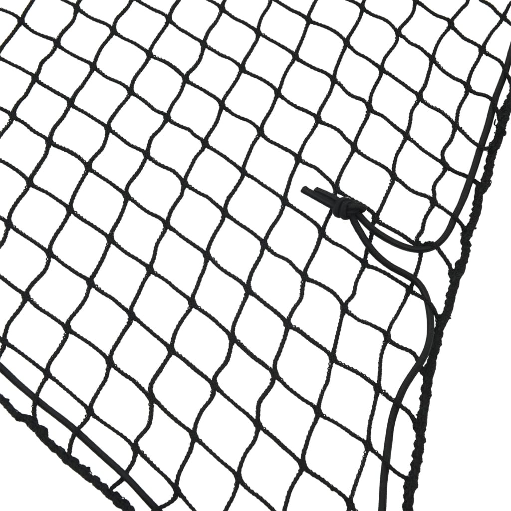 Filet Pour Remorque Avec Corde Élastique 3,5X2,5 M Pp Noir