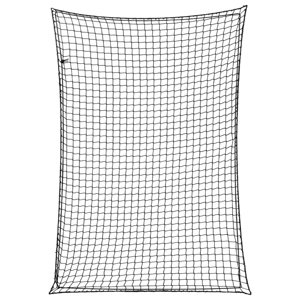 Filet Pour Remorque Avec Corde Élastique 3,5X2,5 M Pp Noir