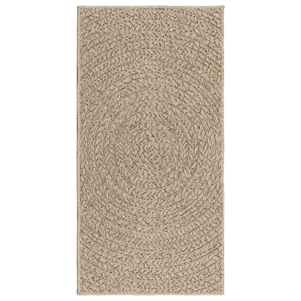 Tapis Zizur Beige 60X110 Cm Aspect De Jute Intérieur Extérieur