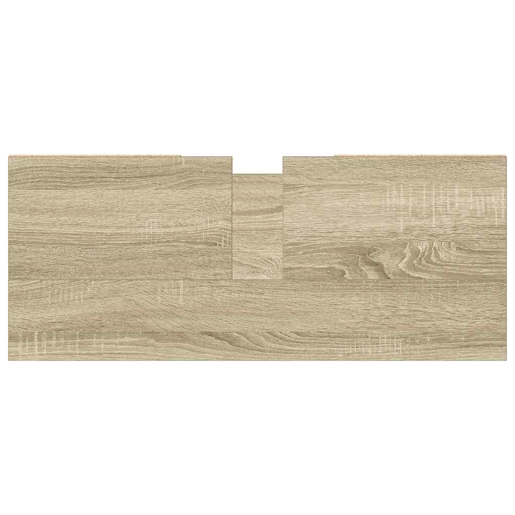 Armoire Salle De Bain 80X33X60Cm Bois D'ingénierie