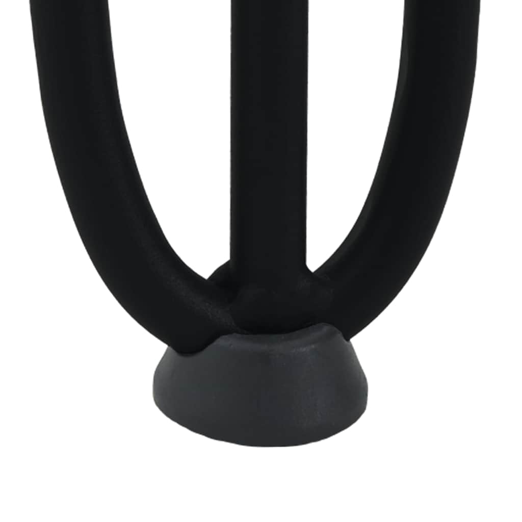 Pieds En Épingle À Cheveux Pour Table Basse 4 Pièces Acier Massif Noir