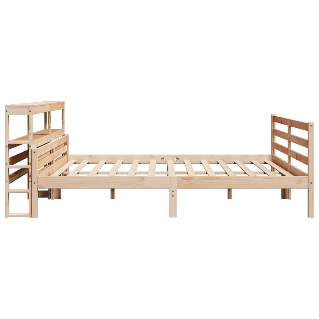 Cadre De Lit Avec Tête De Lit Sans Matelas 200X200 Cm