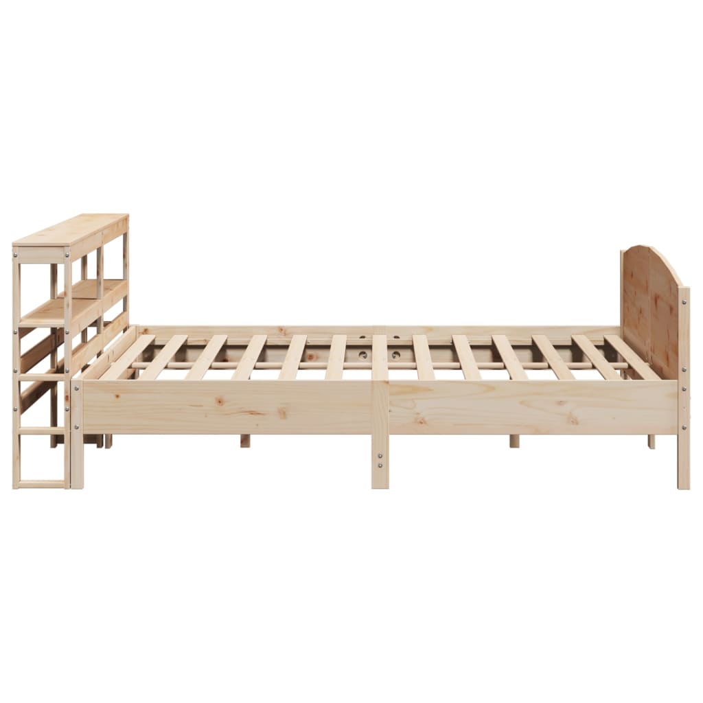 Cadre De Lit Sans Matelas 180X200 Cm Bois Massif De Pin