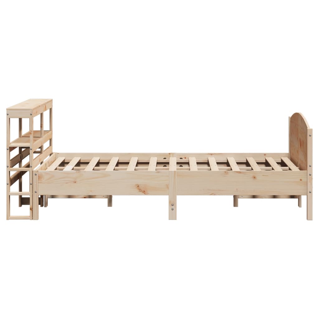 Cadre De Lit Sans Matelas 120X200 Cm Bois De Pin Massif