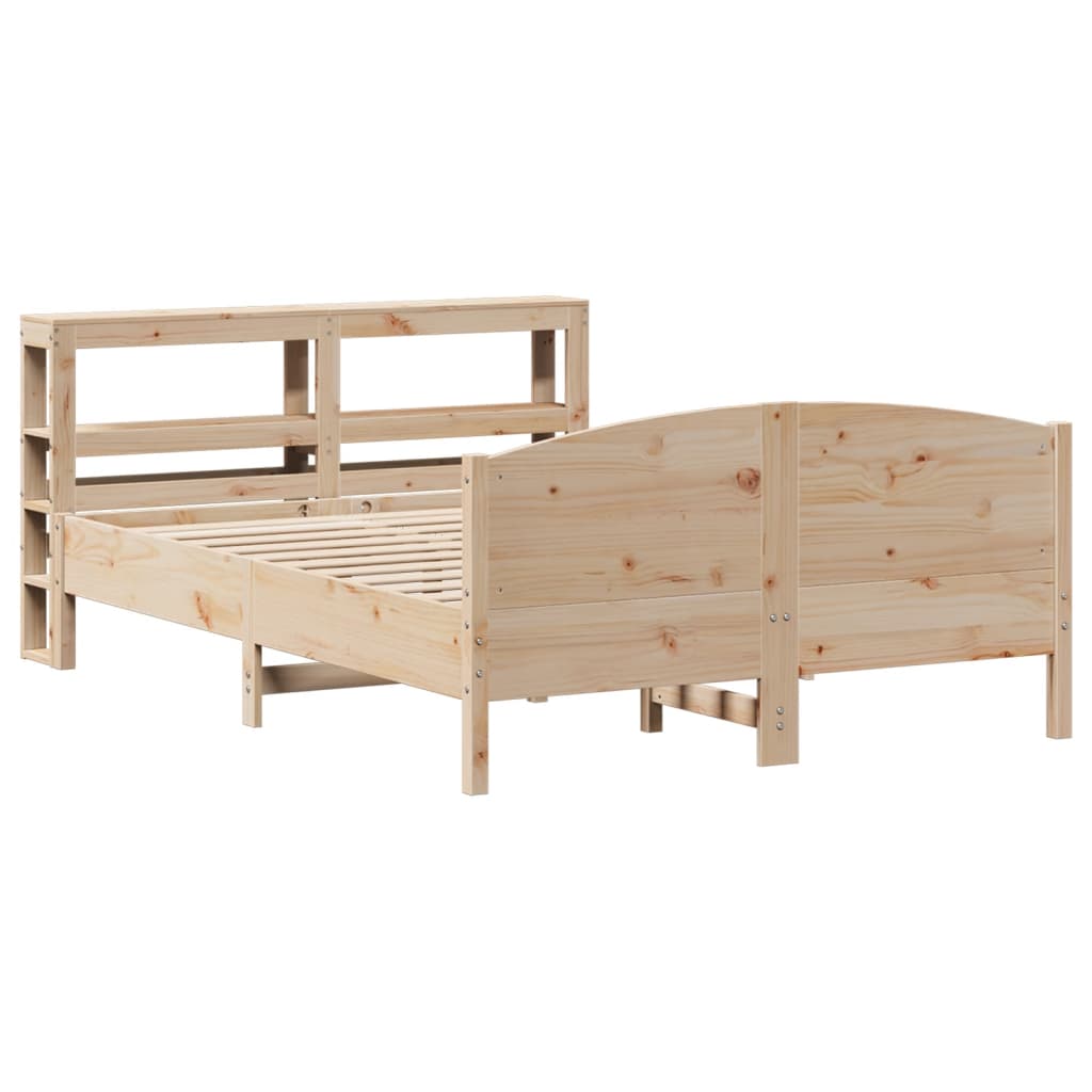 Cadre De Lit Sans Matelas 120X190 Cm Bois De Pin Massif