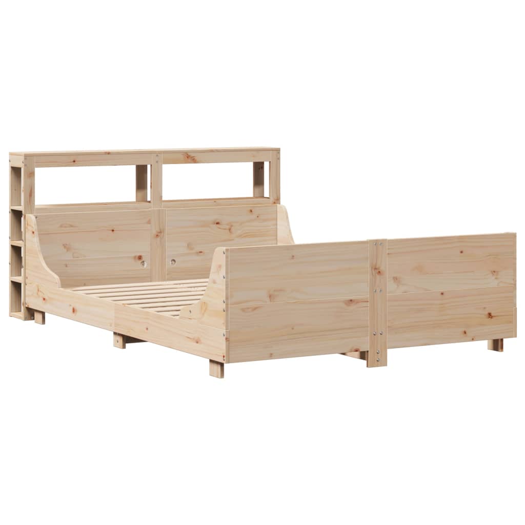 Cadre De Lit Sans Matelas 120X200 Cm Bois De Pin Massif