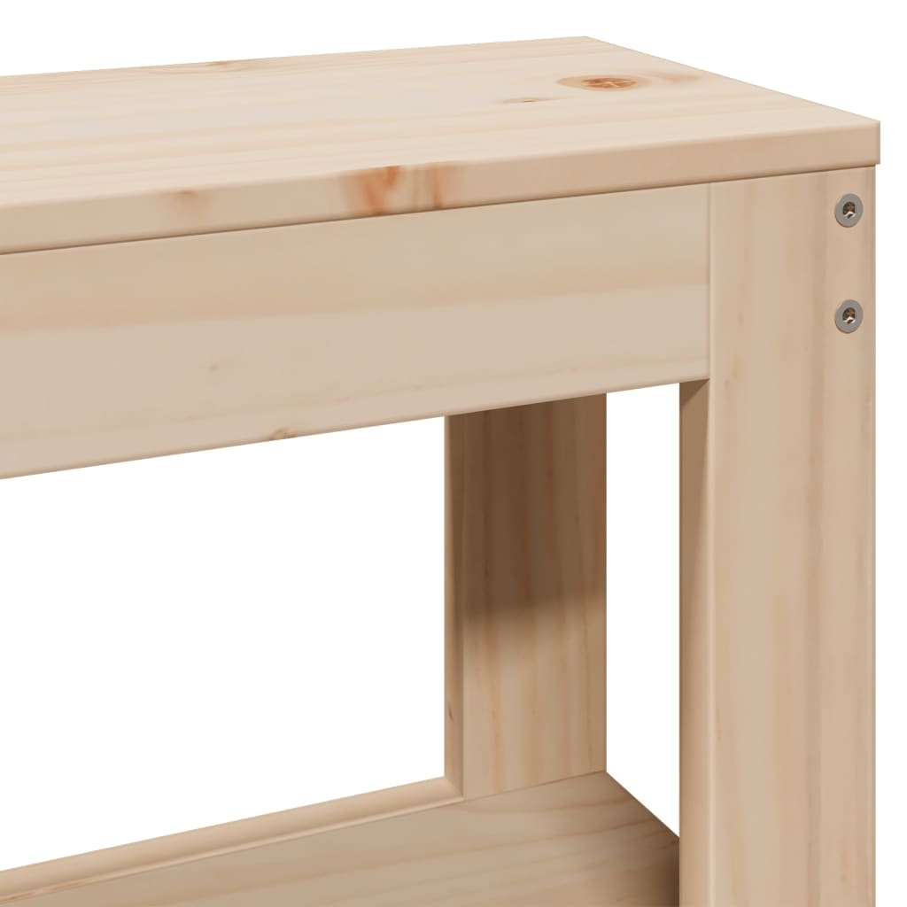 Cadre De Lit Sans Matelas 120X200 Cm Bois De Pin Massif