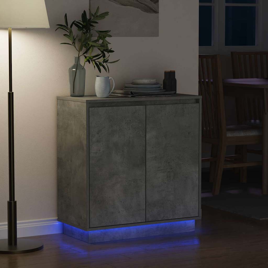 Buffet Led 71 X 34,5 X 75 Cm Bois D'ingénierie