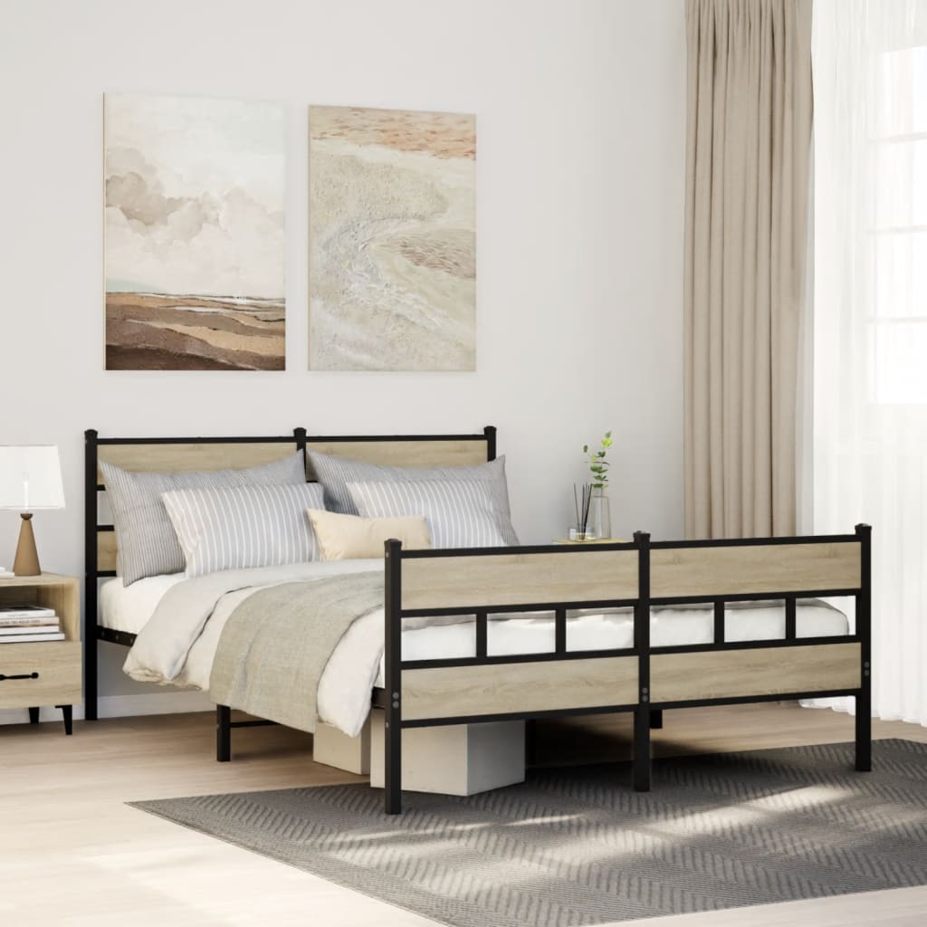 Cadre De Lit En Métal Sans Matelas