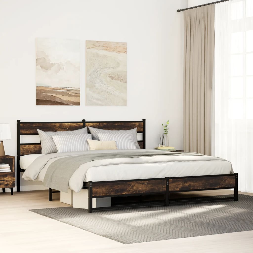 Cadre De Lit En Métal Sans Matelas