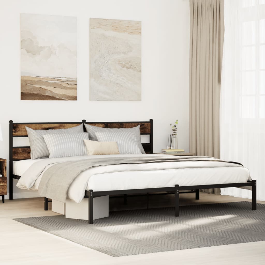 Cadre De Lit En Métal Sans Matelas