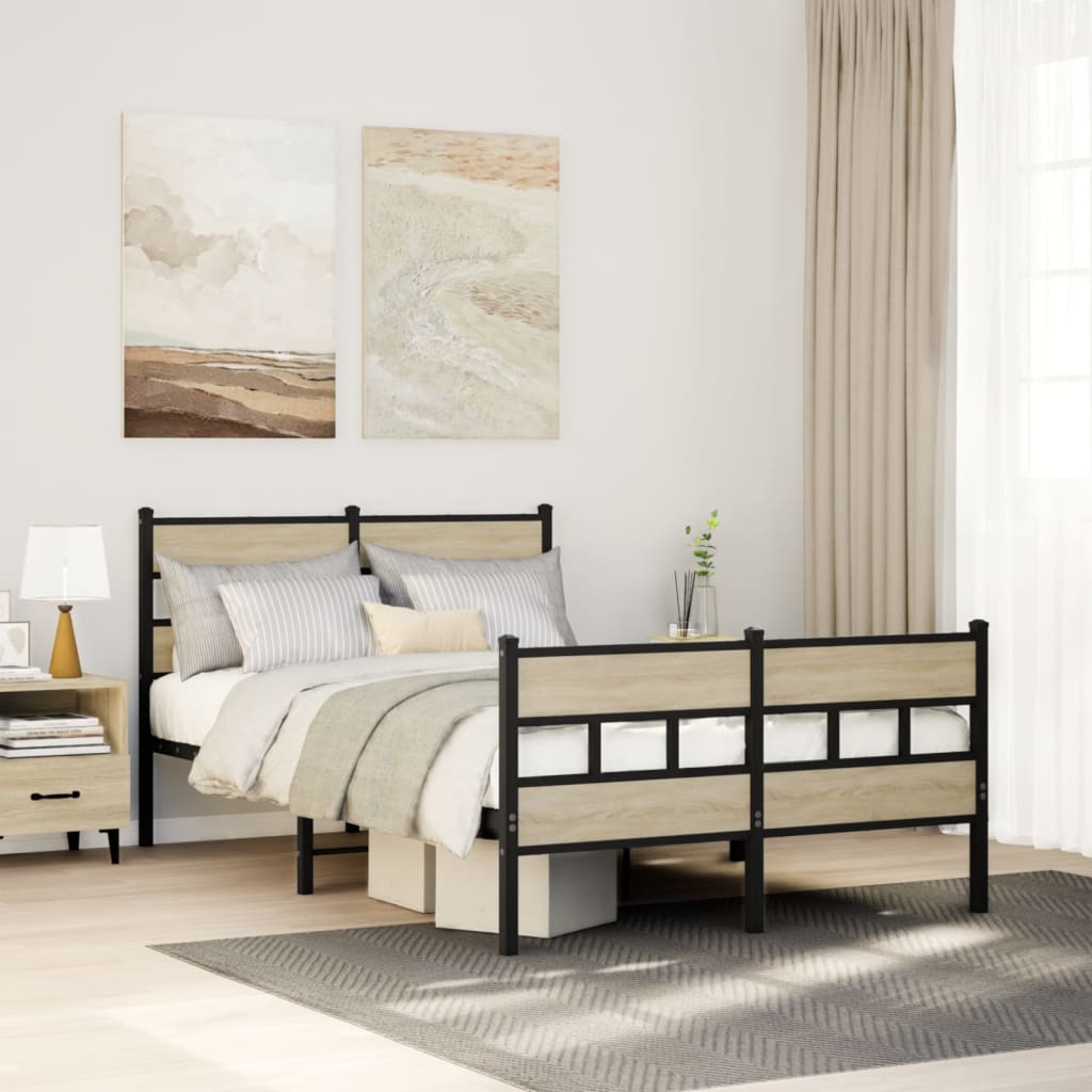 Cadre De Lit En Métal Sans Matelas