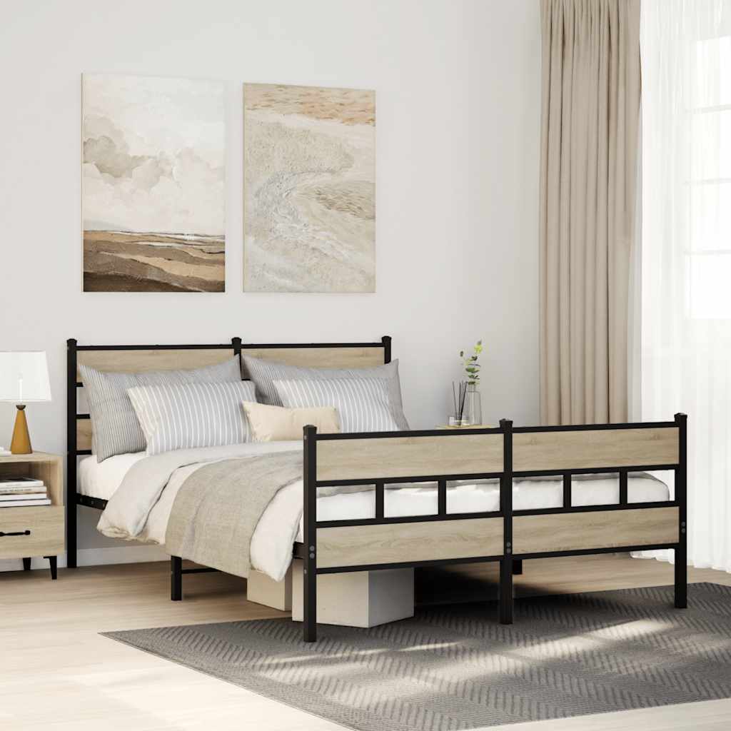 Cadre De Lit En Métal Sans Matelas