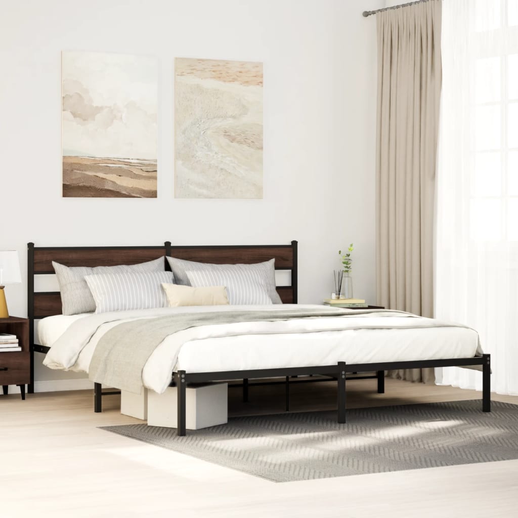 Cadre De Lit En Métal Sans Matelas