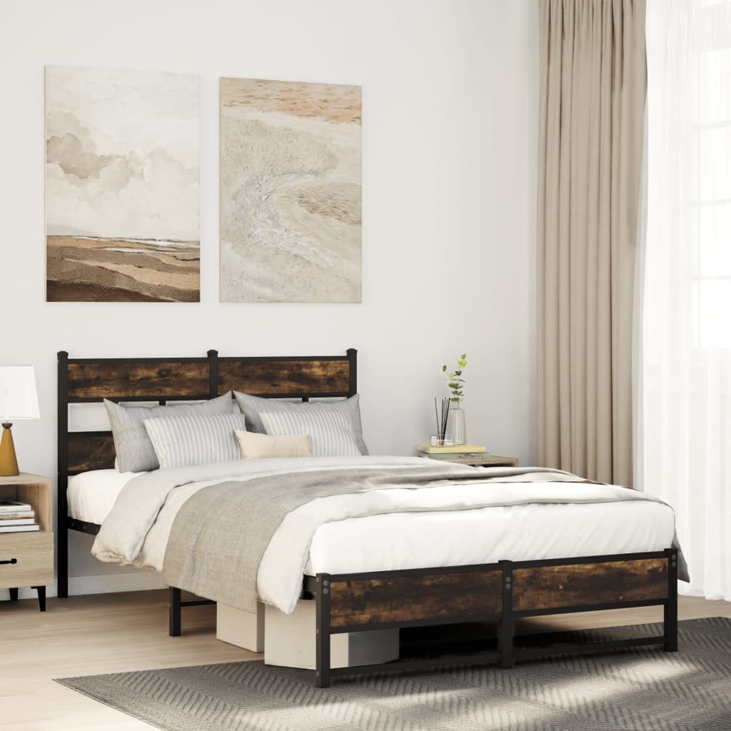 Cadre De Lit En Métal Sans Matelas
