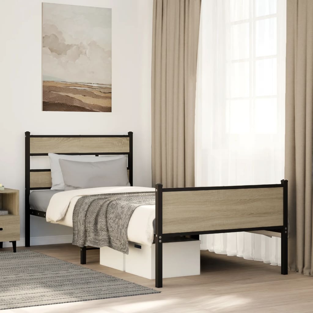 Cadre De Lit En Métal Sans Matelas