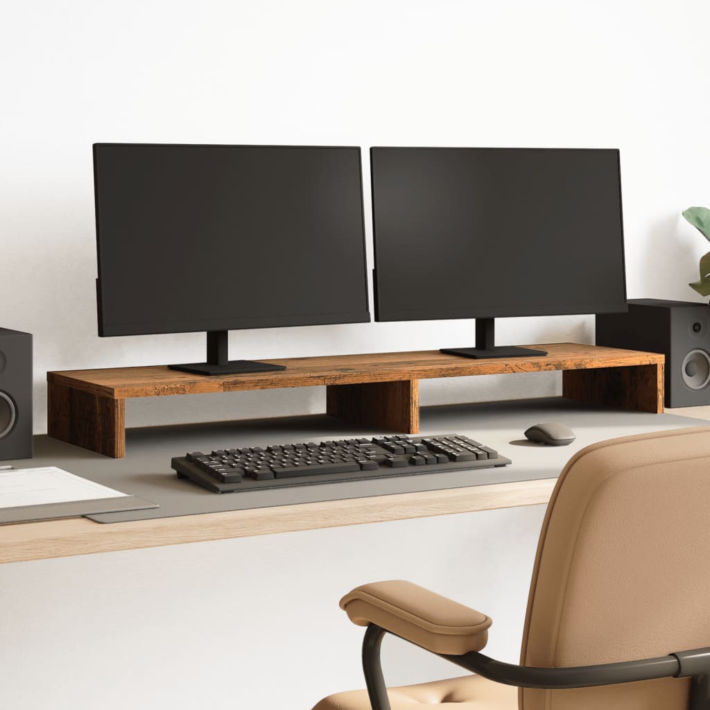 Support De Moniteur Bois D'ingénierie
