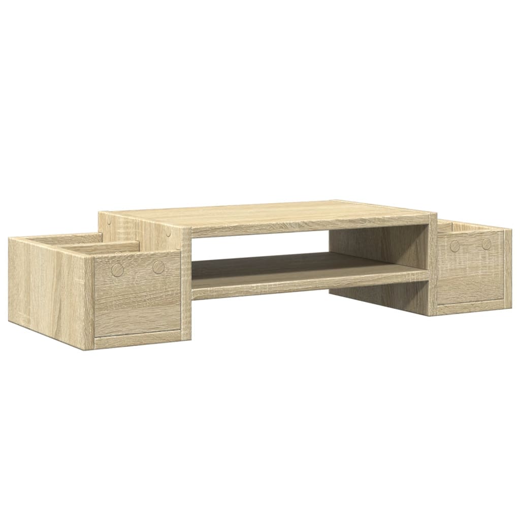 Support De Moniteur Et Rangement Bois D'ingénierie