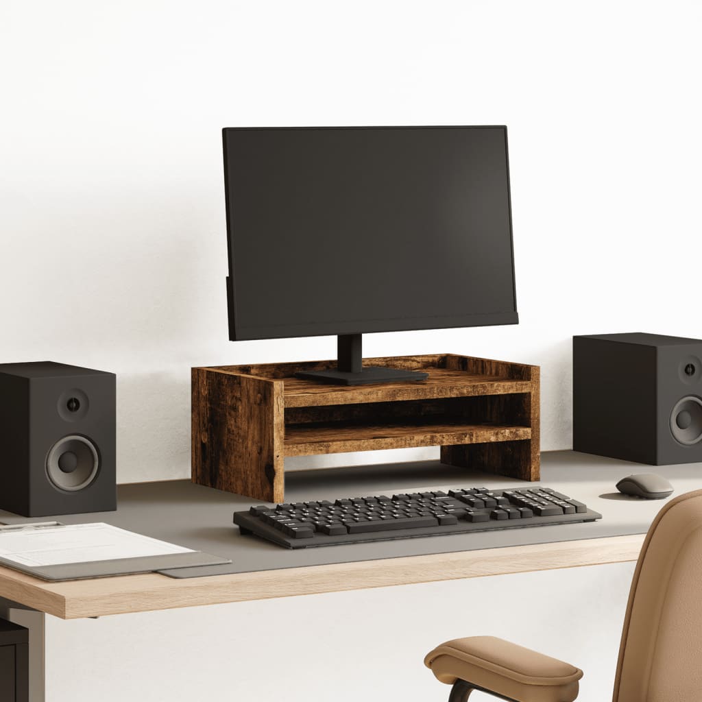 Support De Moniteur Bois D'ingénierie