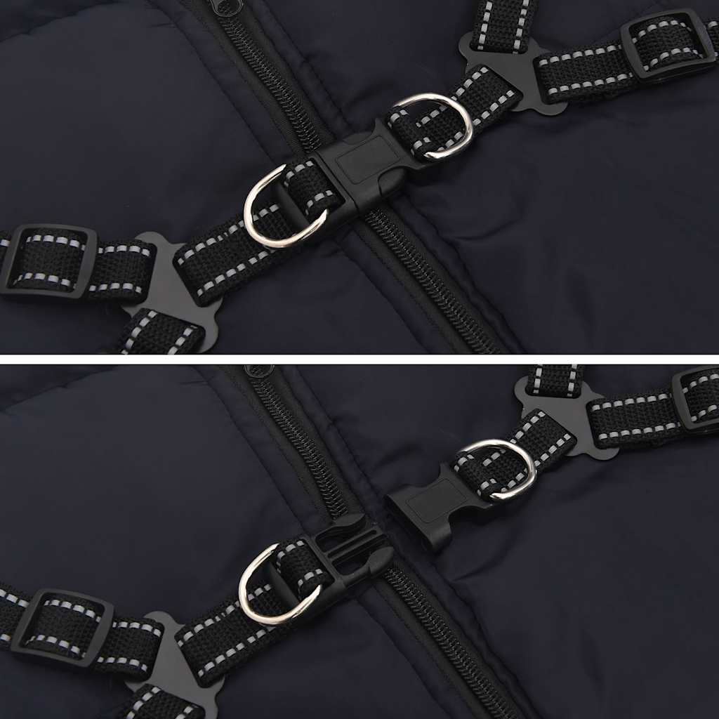 Manteau Pour Chiens Avec Harnais Imperméable Réfléchissant