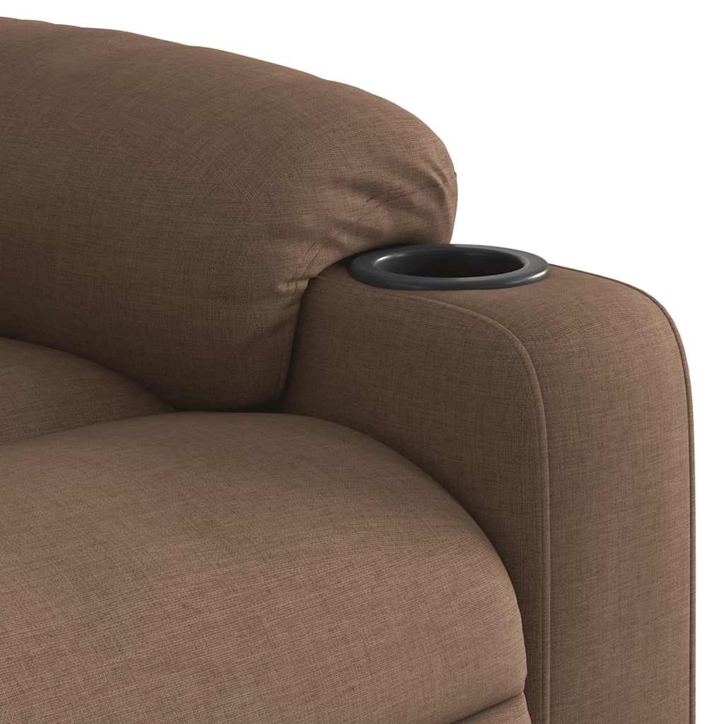 Fauteuil Inclinable Tissu Marron