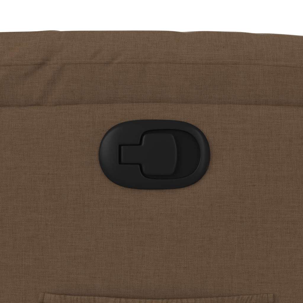 Fauteuil Inclinable Tissu Marron