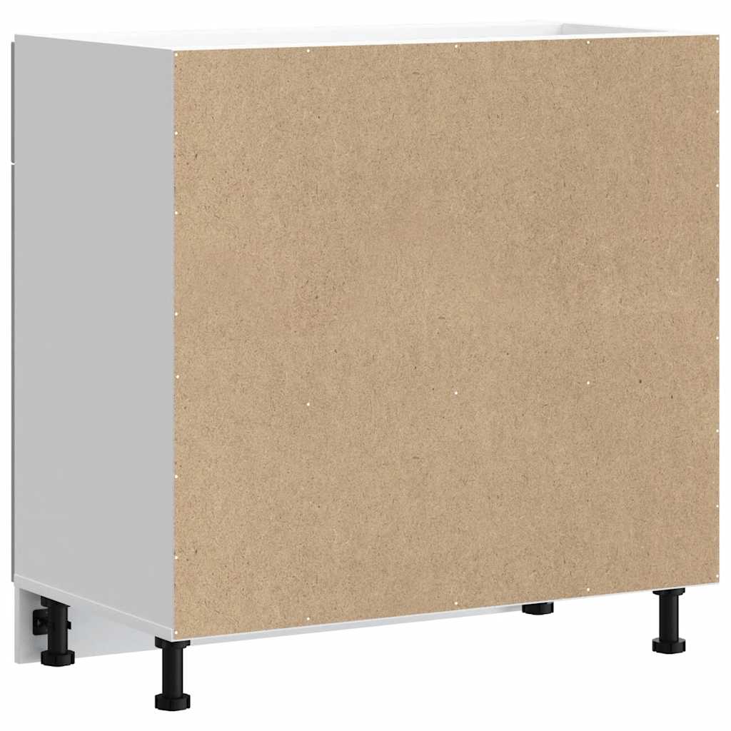 Armoire De Cuisine Porto Gris Béton Bois D'ingénierie