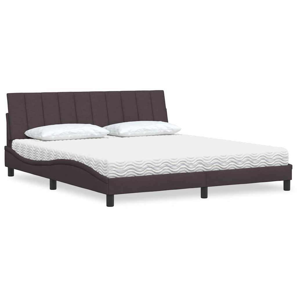 Lit Avec Matelas Hanko Tissu