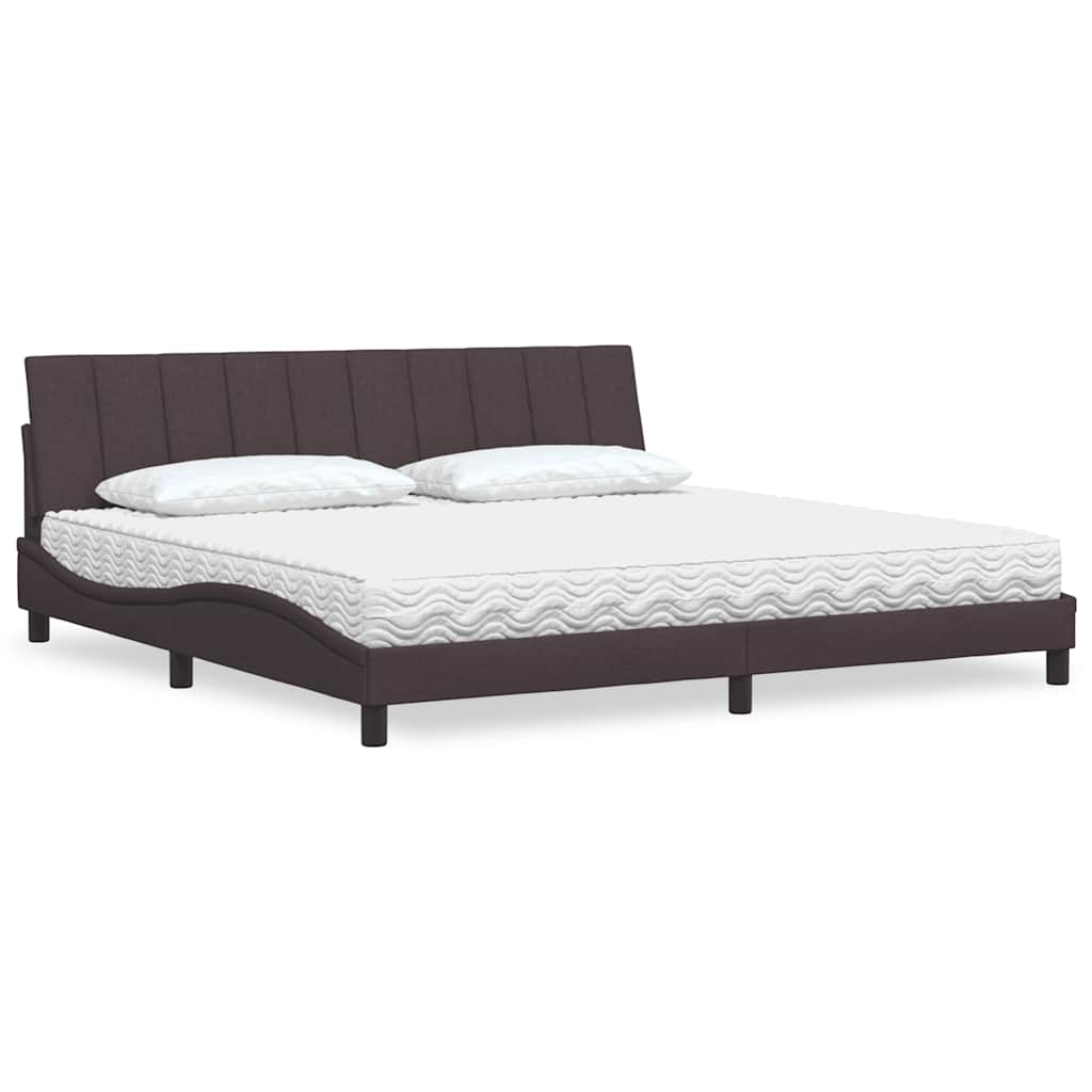 Lit Avec Matelas Hanko Tissu
