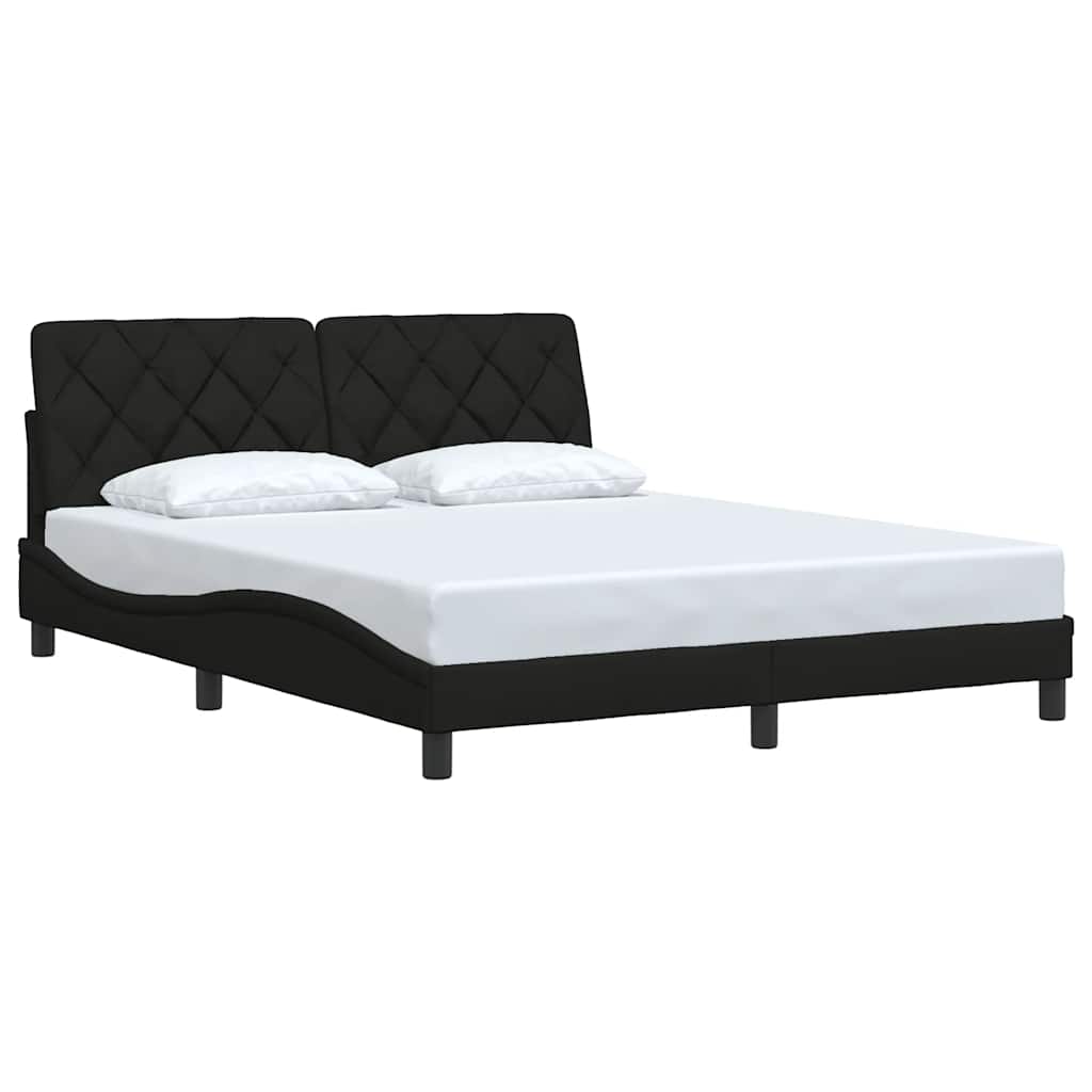 Cadre De Lit Sans Matelas Tissu