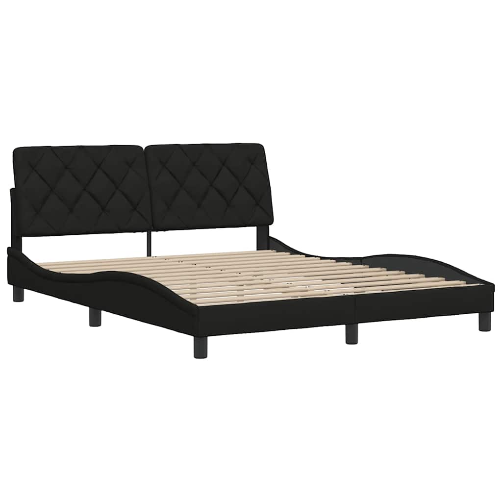 Cadre De Lit Sans Matelas Tissu