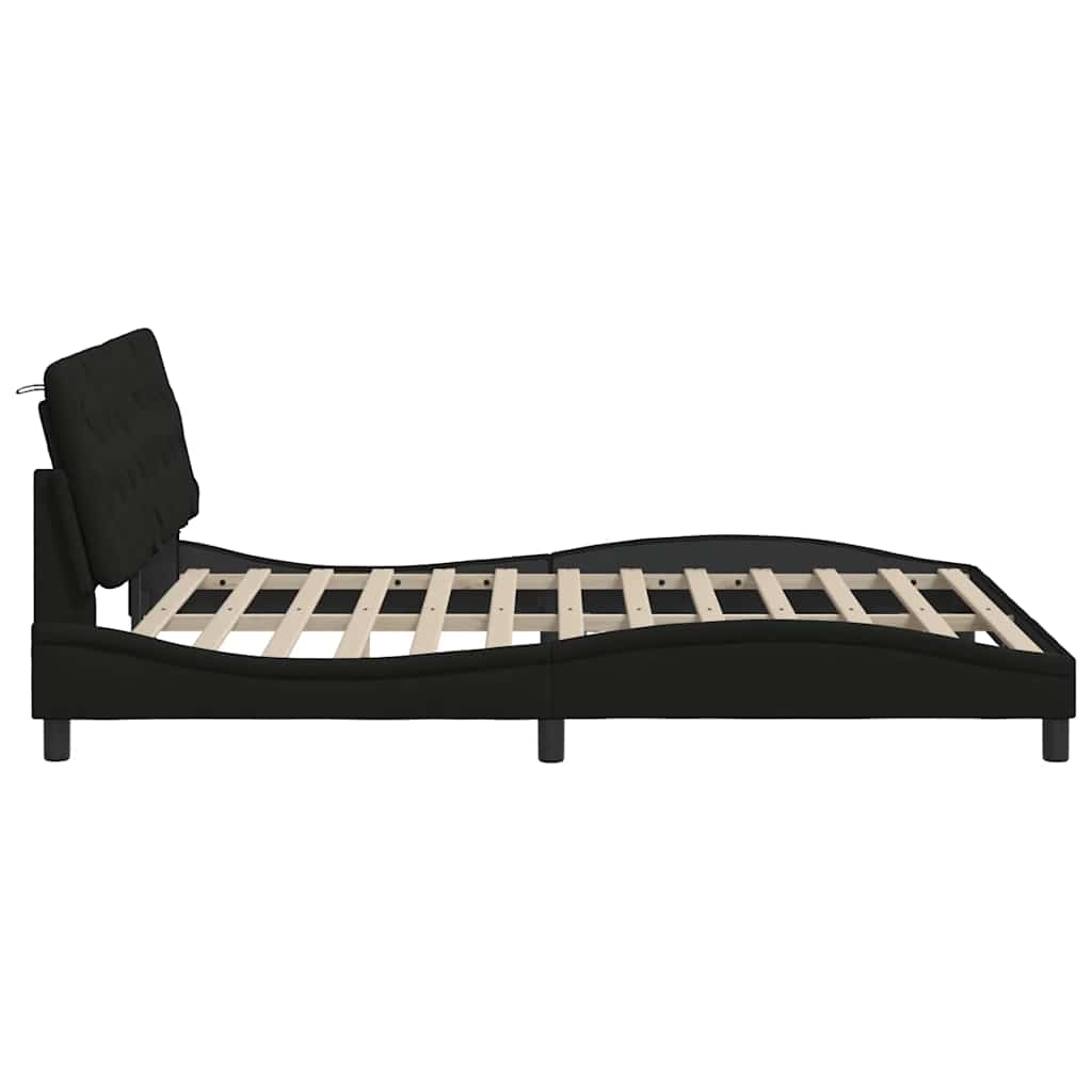 Cadre De Lit Sans Matelas Tissu