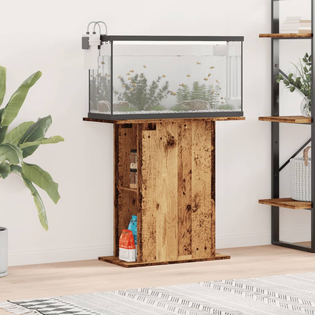 Support D'aquarium 60,5X36X72,5 Cm Bois D'ingénierie