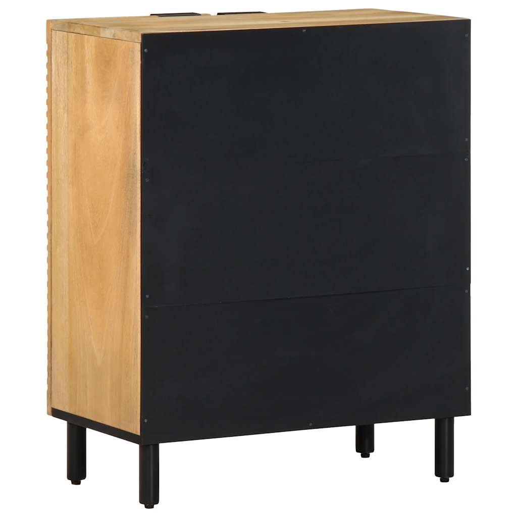 Buffet 60X33X75 Cm Bois Massif De Manguier Marron